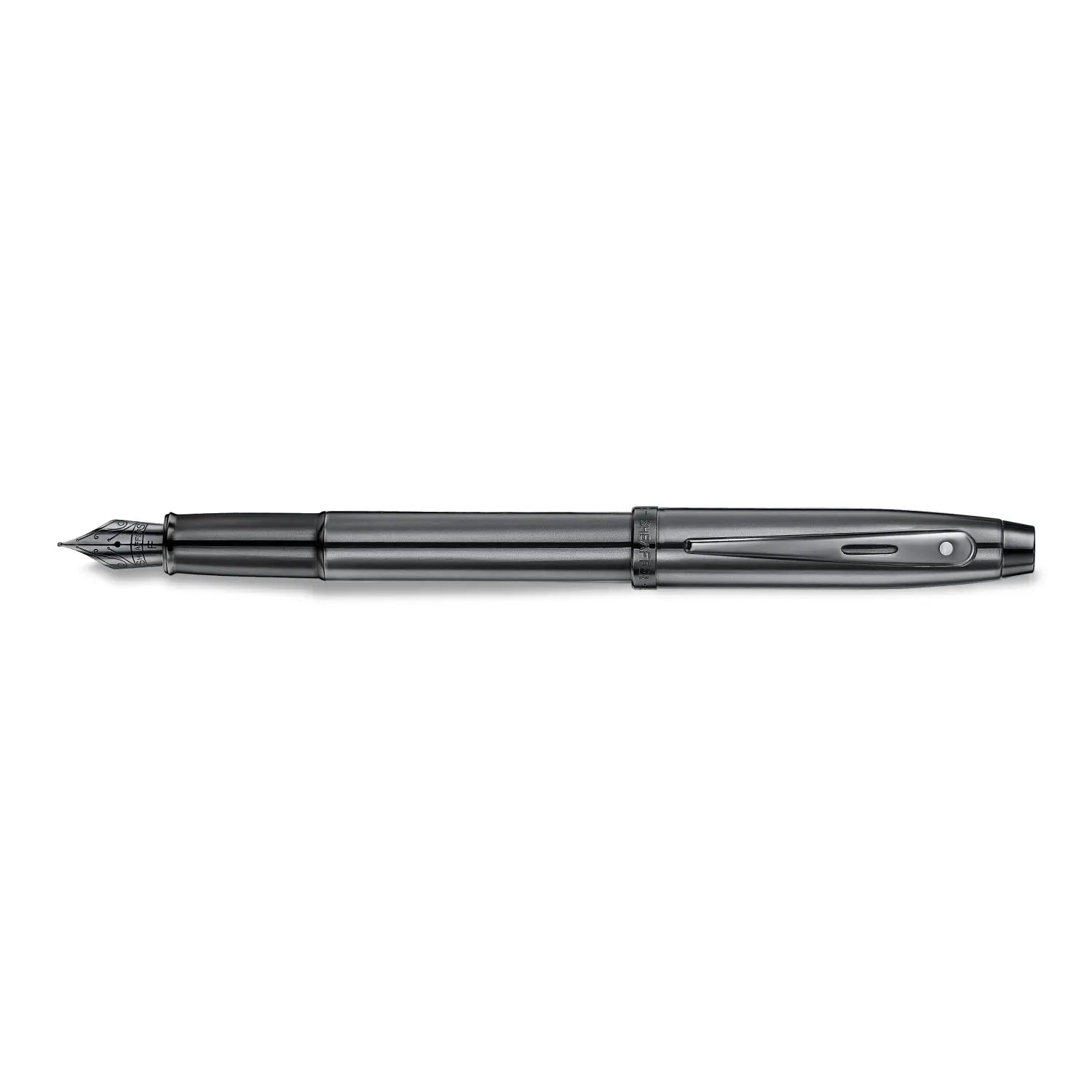 Sheaffer 100 E9375 Pearlescent Dark Grey Gunmetal with PVD Appointments Pen Sheaffer
