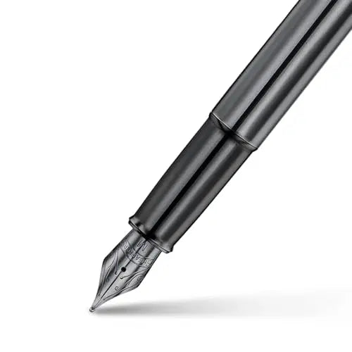 Sheaffer 100 E9375 Shiny Dark Grey Gunmetal with PVD Trims Sheaffer