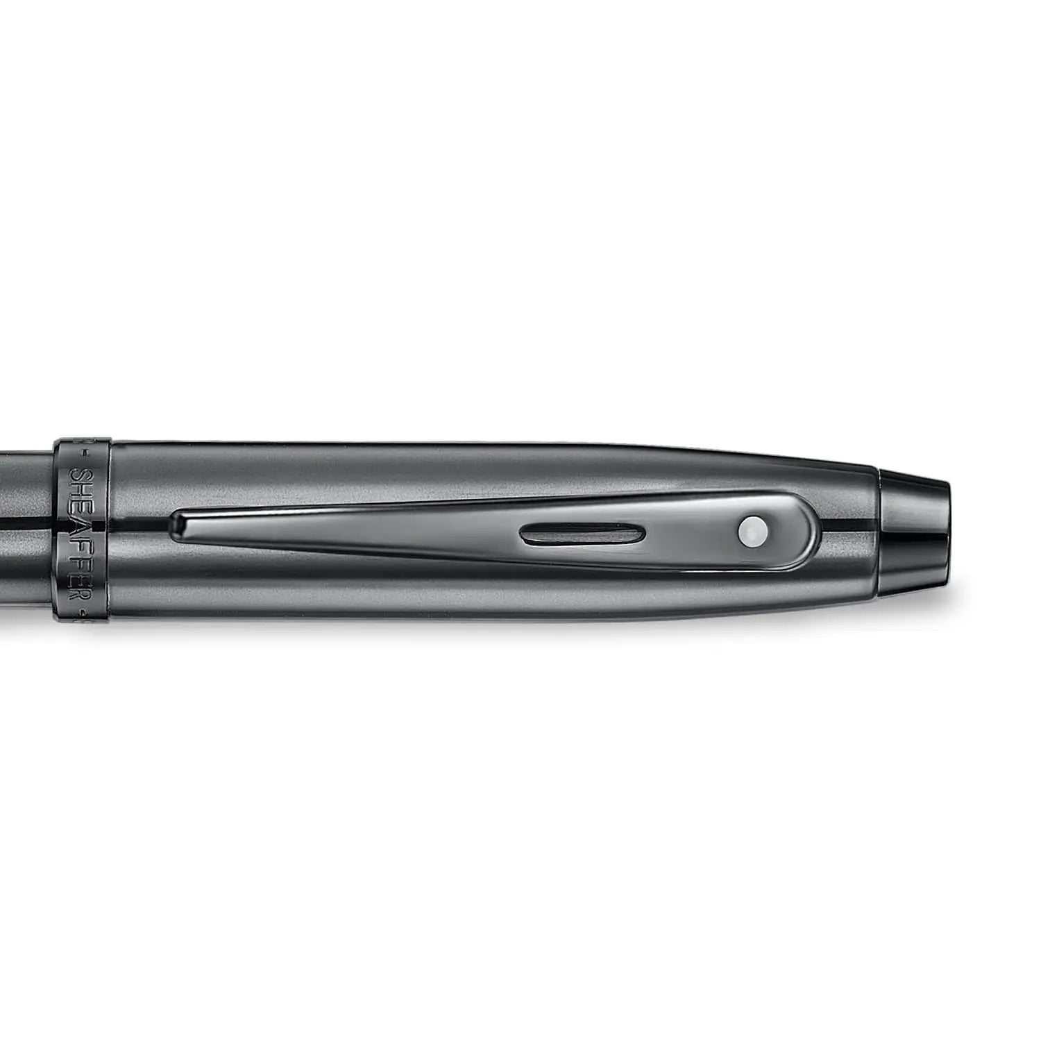 Sheaffer 100 E9375 Shiny Dark Grey Gunmetal with PVD Trims Sheaffer
