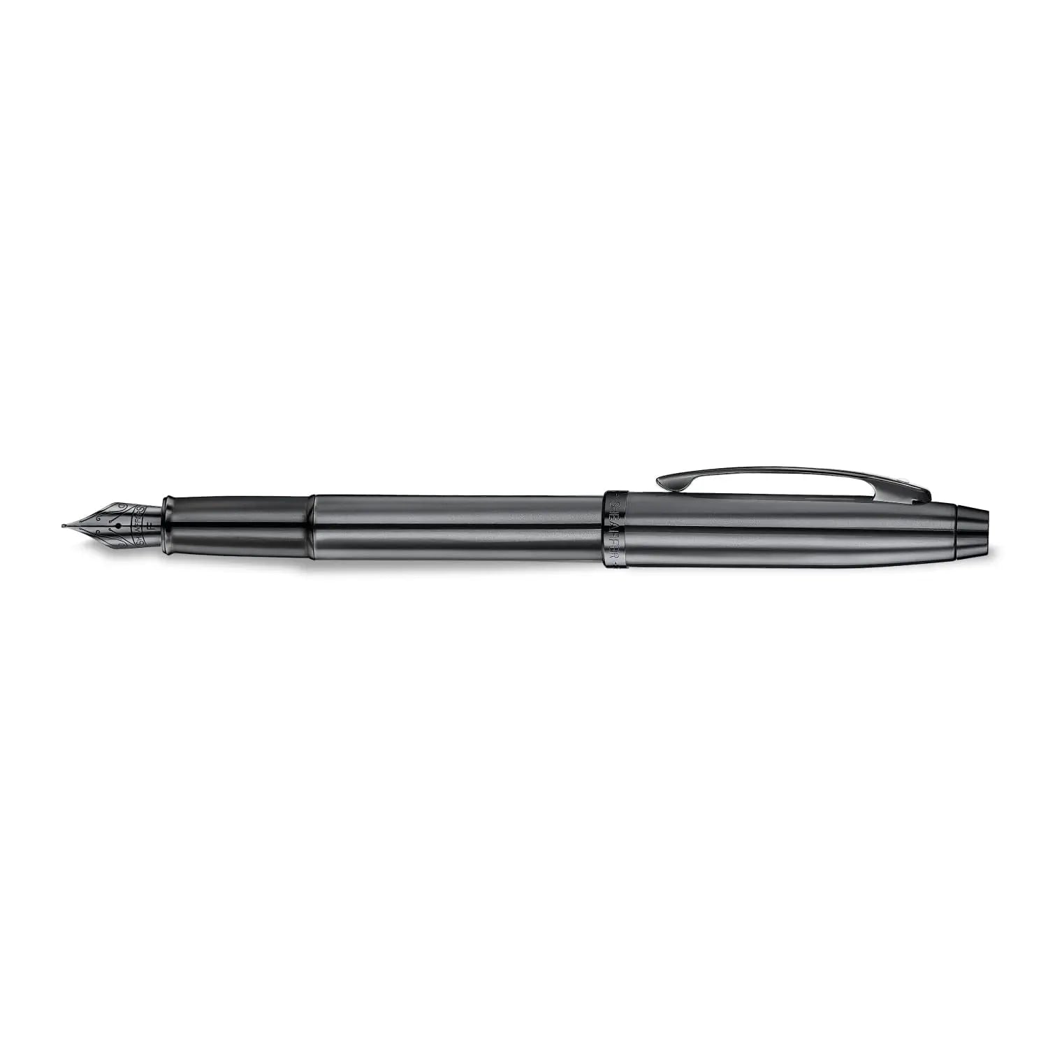 Sheaffer 100 E9375 Shiny Dark Grey Gunmetal with PVD Trims Sheaffer