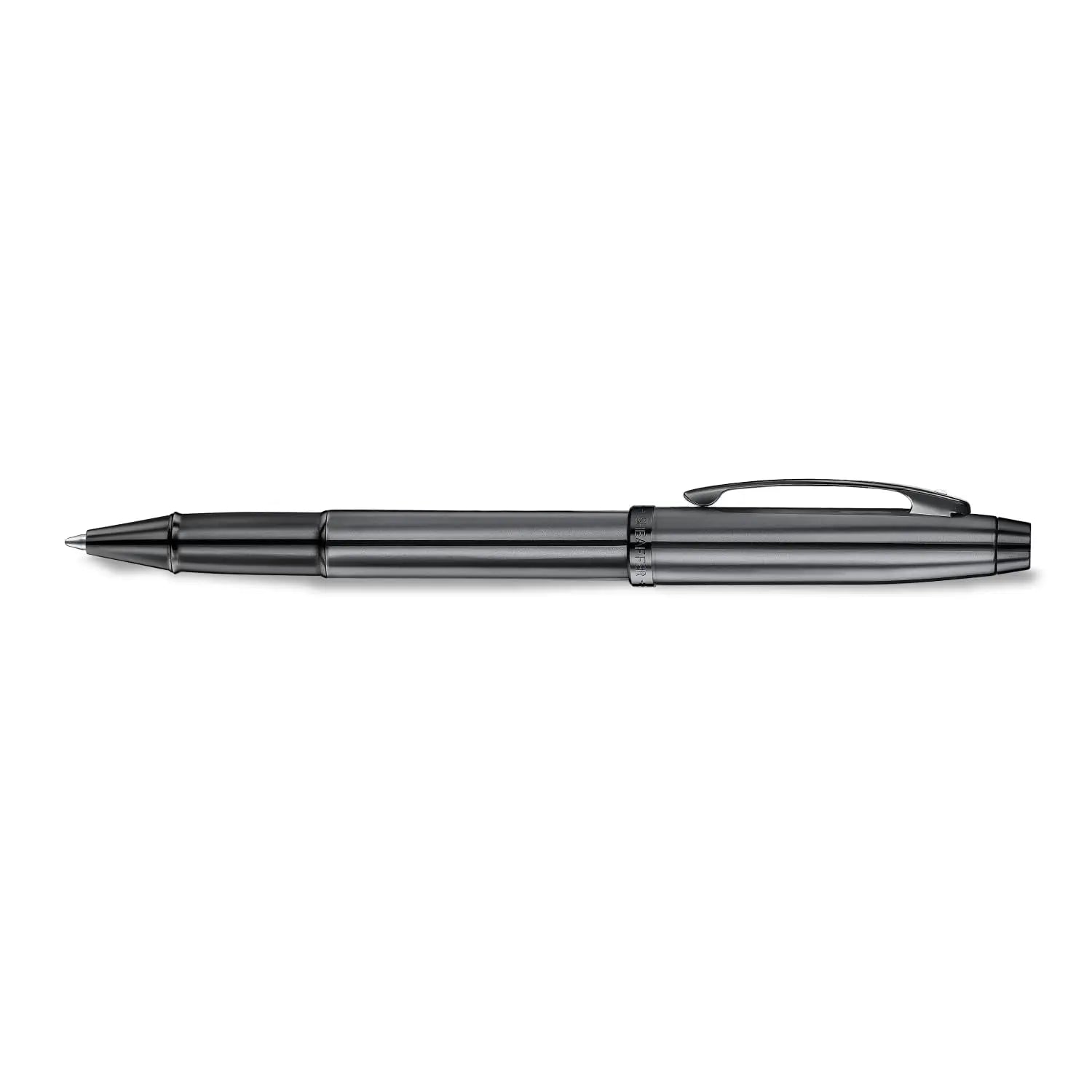 Sheaffer 100 E9375 Shiny Dark Grey Gunmetal with PVD Trims Sheaffer