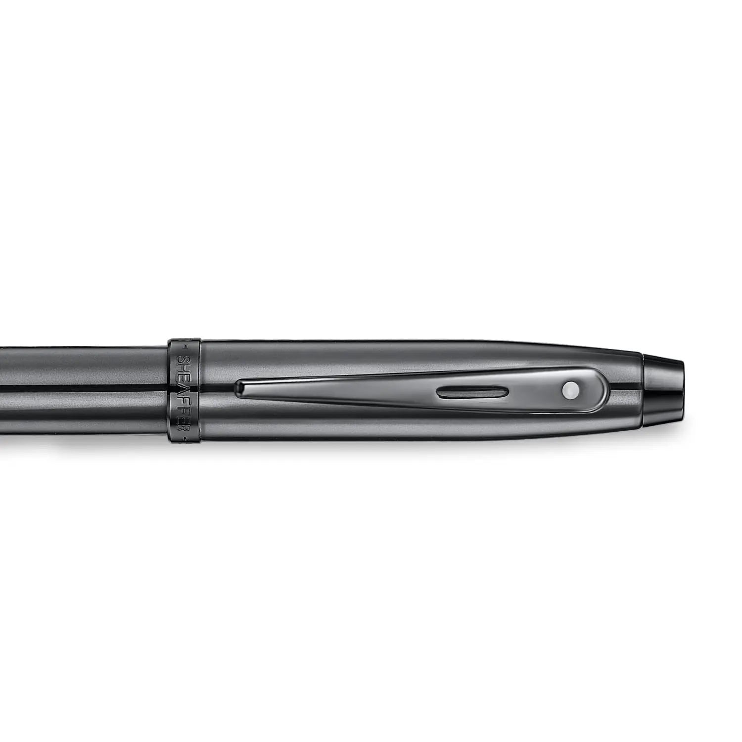 Sheaffer 100 E9375 Shiny Dark Grey Gunmetal with PVD Trims Sheaffer