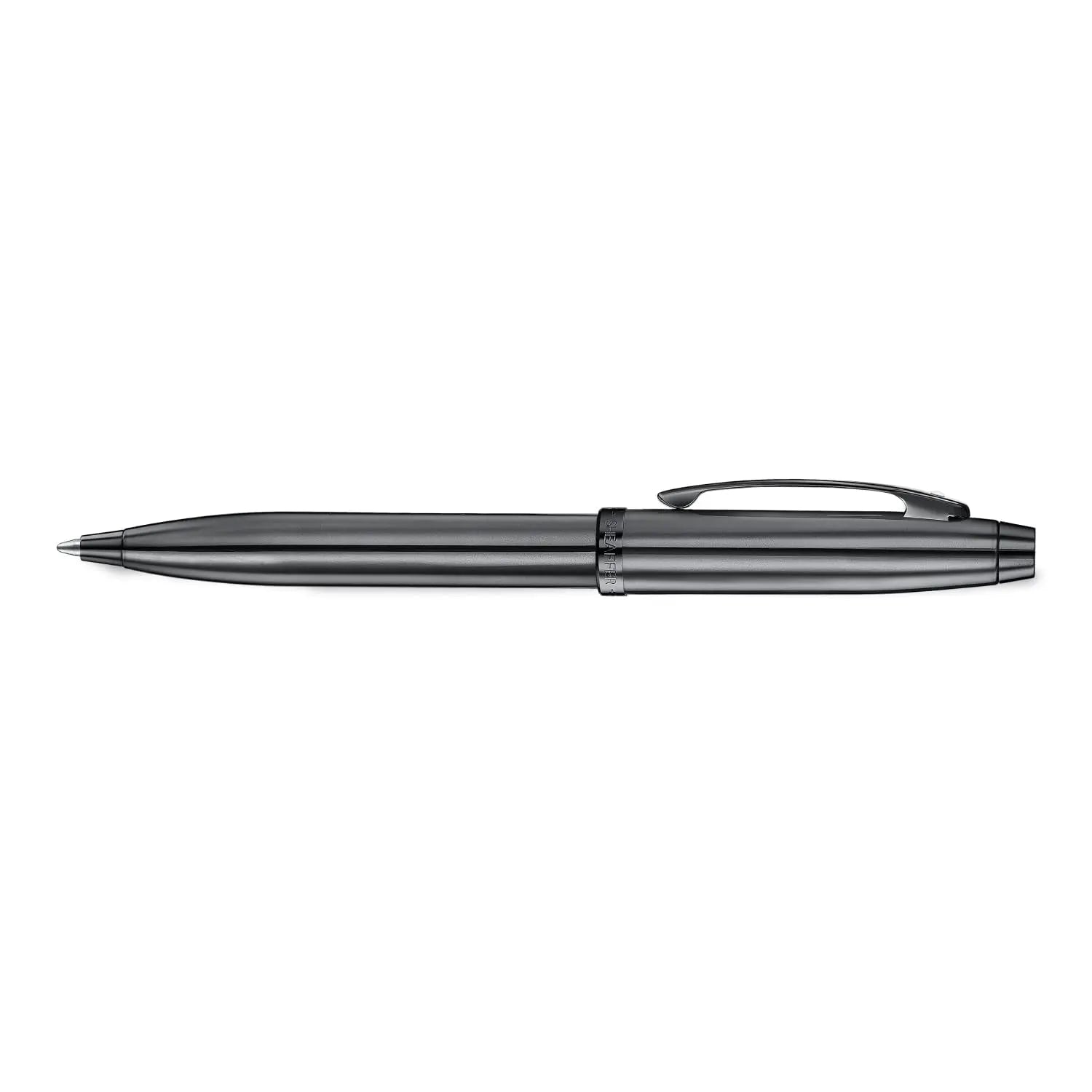 Sheaffer 100 E9375 Shiny Dark Grey Gunmetal with PVD Trims Sheaffer