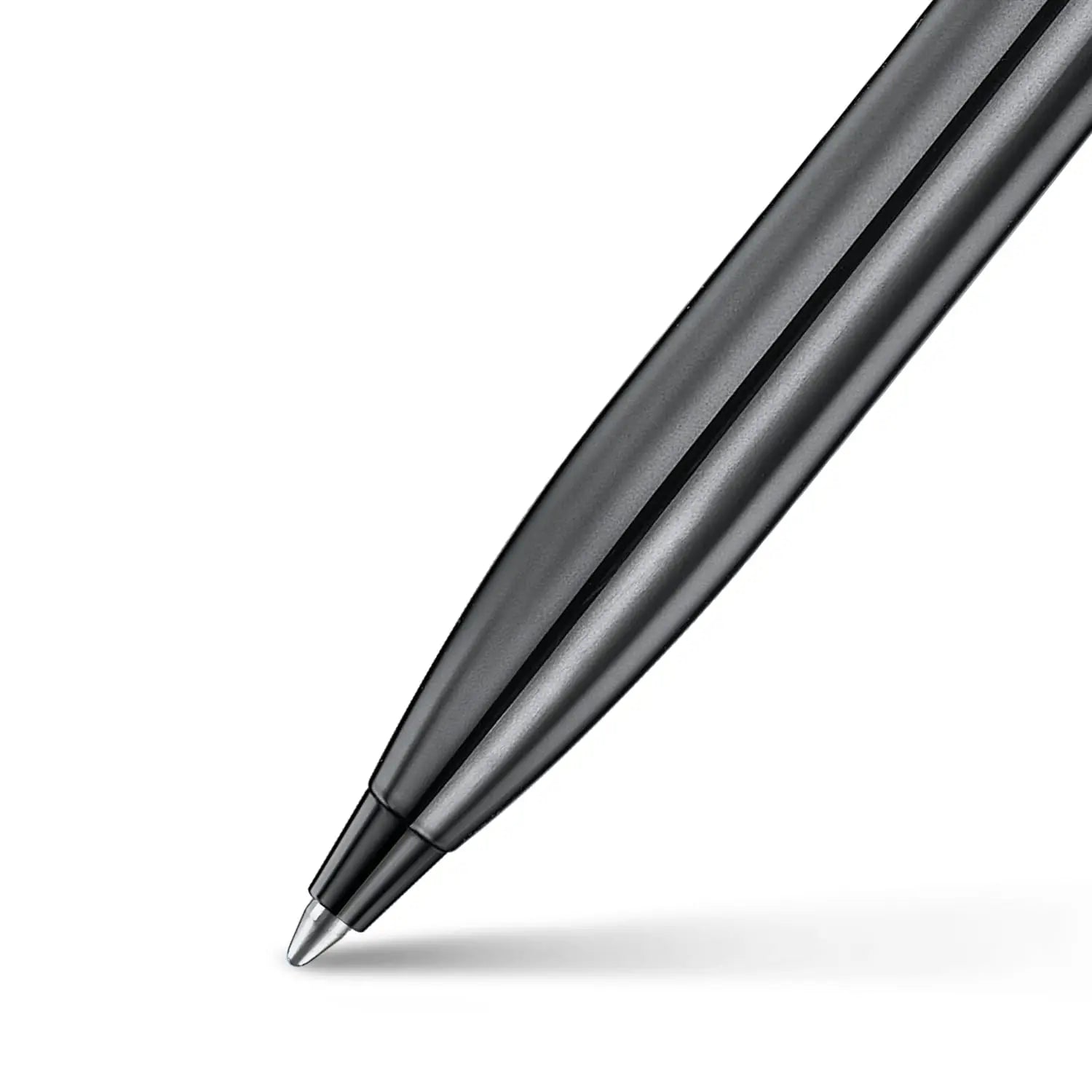 Sheaffer 100 E9375 Shiny Dark Grey Gunmetal with PVD Trims Sheaffer