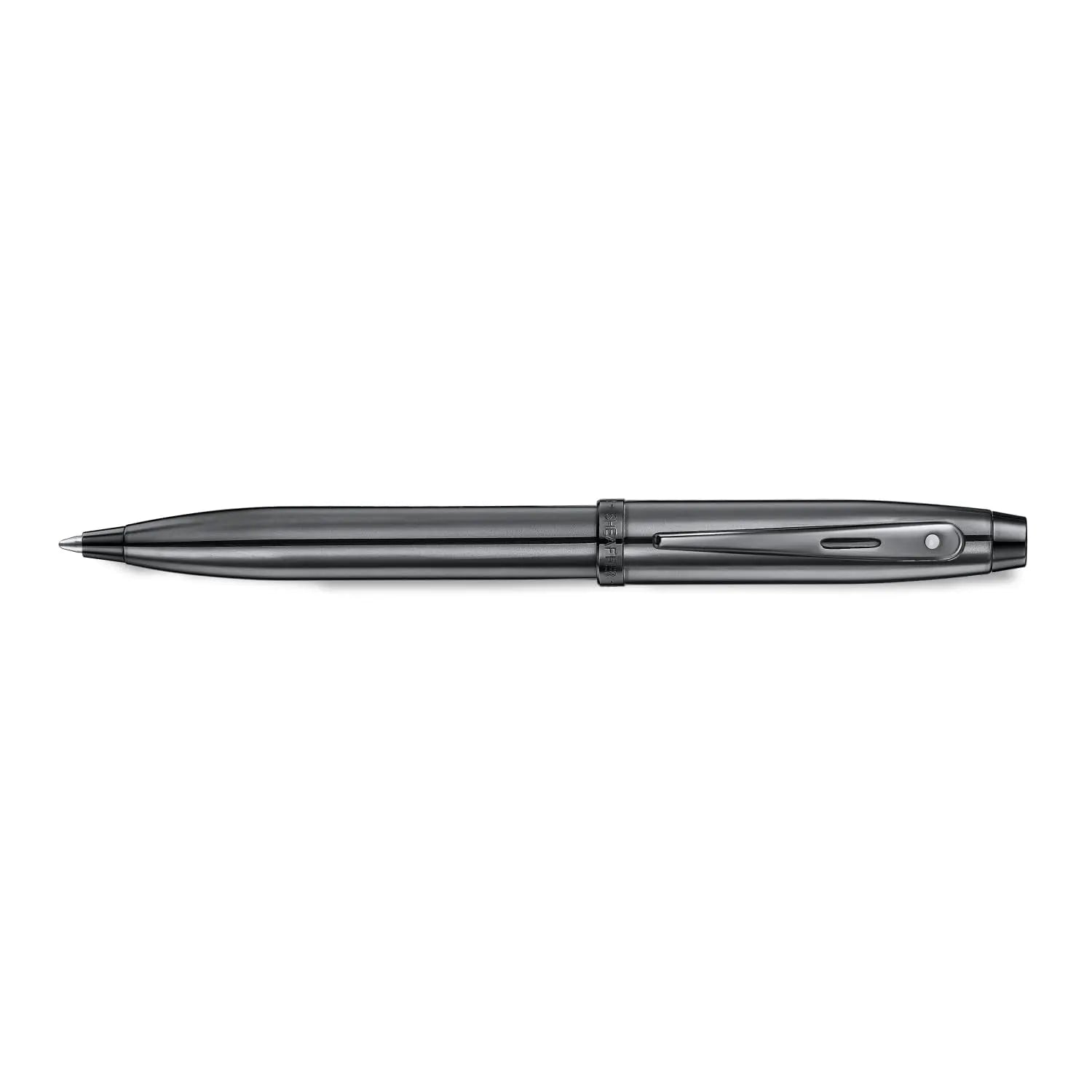 Sheaffer 100 E9375 Shiny Dark Grey Gunmetal with PVD Trims Sheaffer