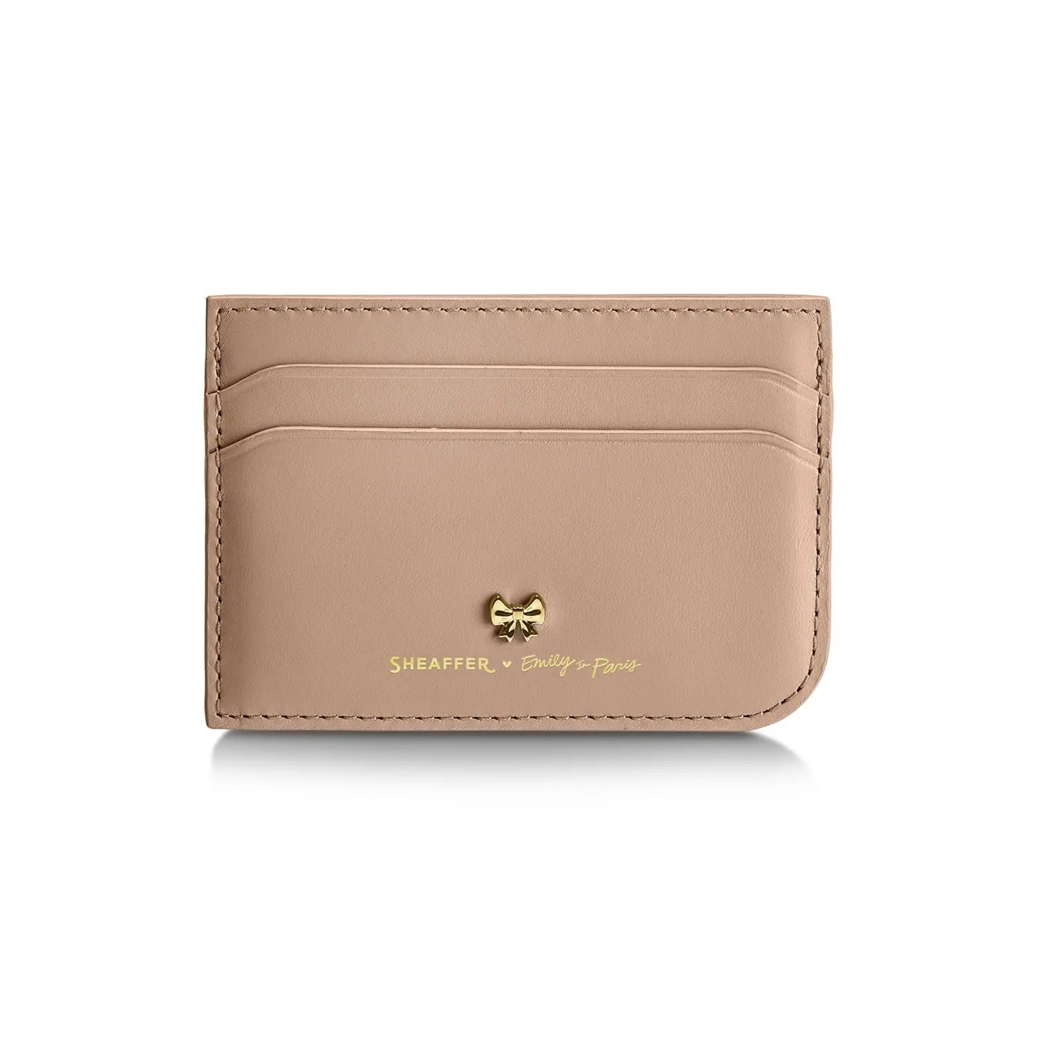 Sheaffer 100 Emily in Paris 9377 Collection, Champagne Gold Pen with PVD Gold Trims, Bow-Shaped Clip. Sheaffer