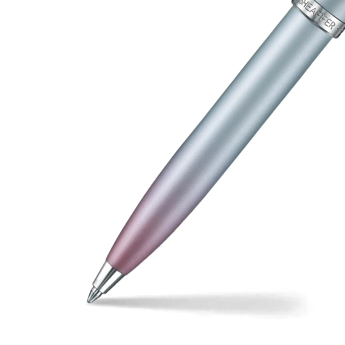 Sheaffer 100 Pearlised Gradient Ballpoint Pen with Chrome Trim, Jelly Pastel Credit Card Gift Set cross