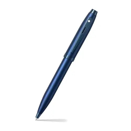 Sheaffer 100 Satin Blue with PVD Blue Trim Pen | Premium Blue Pen | Premium Pen Gift box Sheaffer