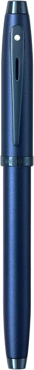 Sheaffer 100 Satin Blue with PVD Blue Trim Pen | Premium Blue Pen | Premium Pen Gift box Sheaffer
