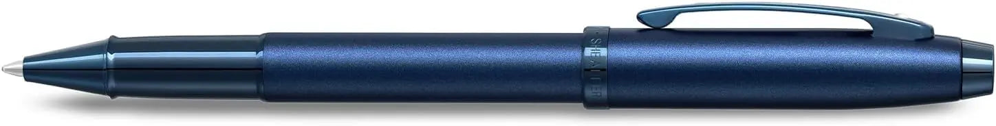 Sheaffer 100 Satin Blue with PVD Blue Trim Pen | Premium Blue Pen | Premium Pen Gift box Sheaffer