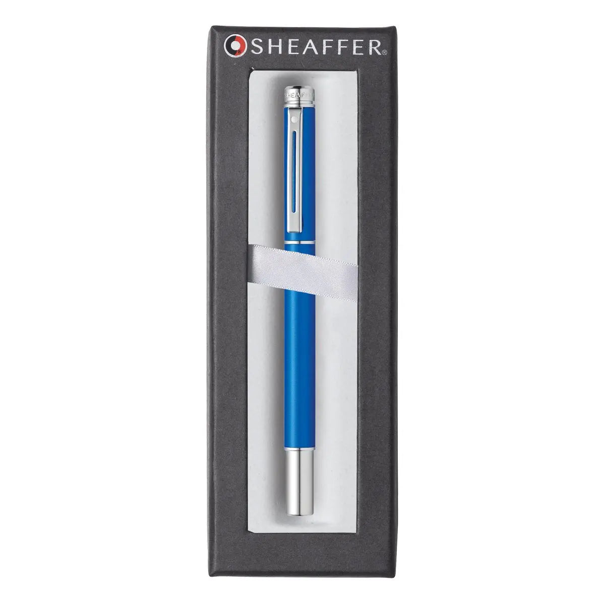 Sheaffer 200 Chrome Trim Rollerball, Matte Metallic Blue (E1915551) Sheaffer