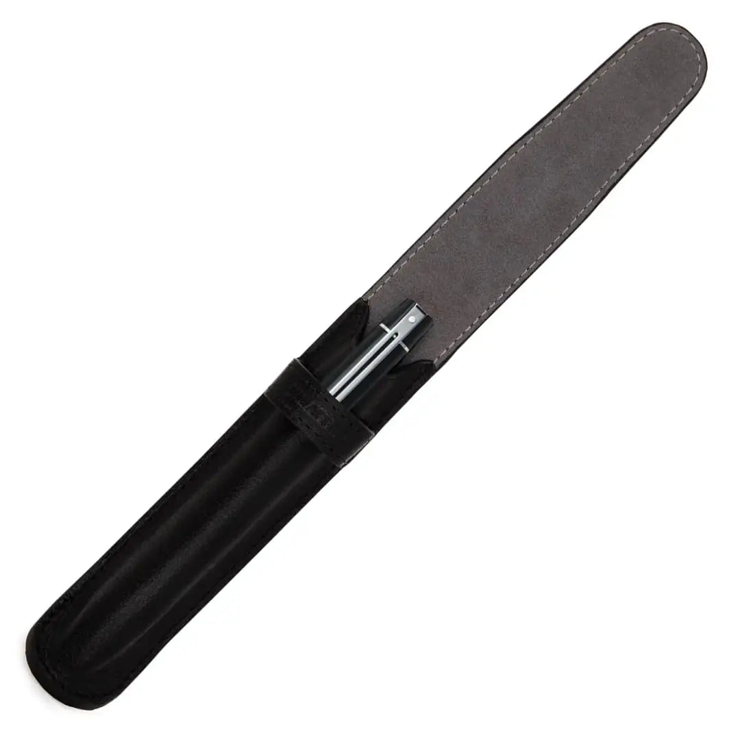 Sheaffer 300 Glossy Black Pen with Chrome-Plated Trim and Matching Pouch Gift Set Sheaffer