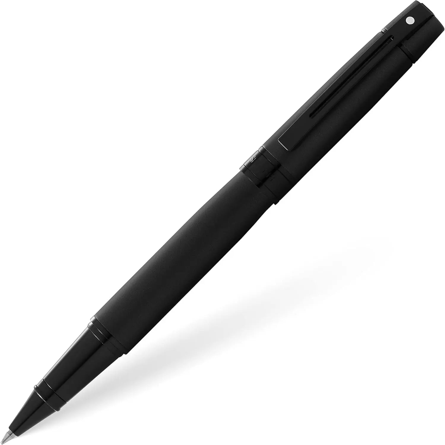 Sheaffer 300 Matte Black Lacquer Pen with PVD Trims and Matching Pouch gift Set Sheaffer
