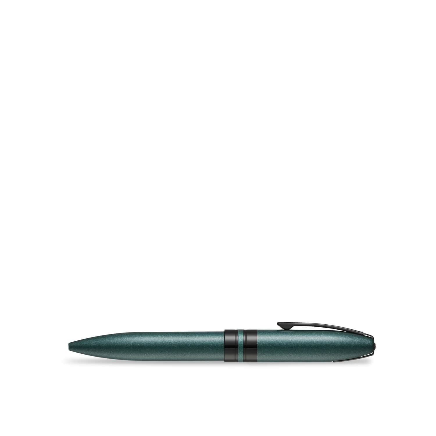 Sheaffer 9109 Icon Ballpoint Pen - Metallic Green with Glossy Black PVD Trim Sheaffer