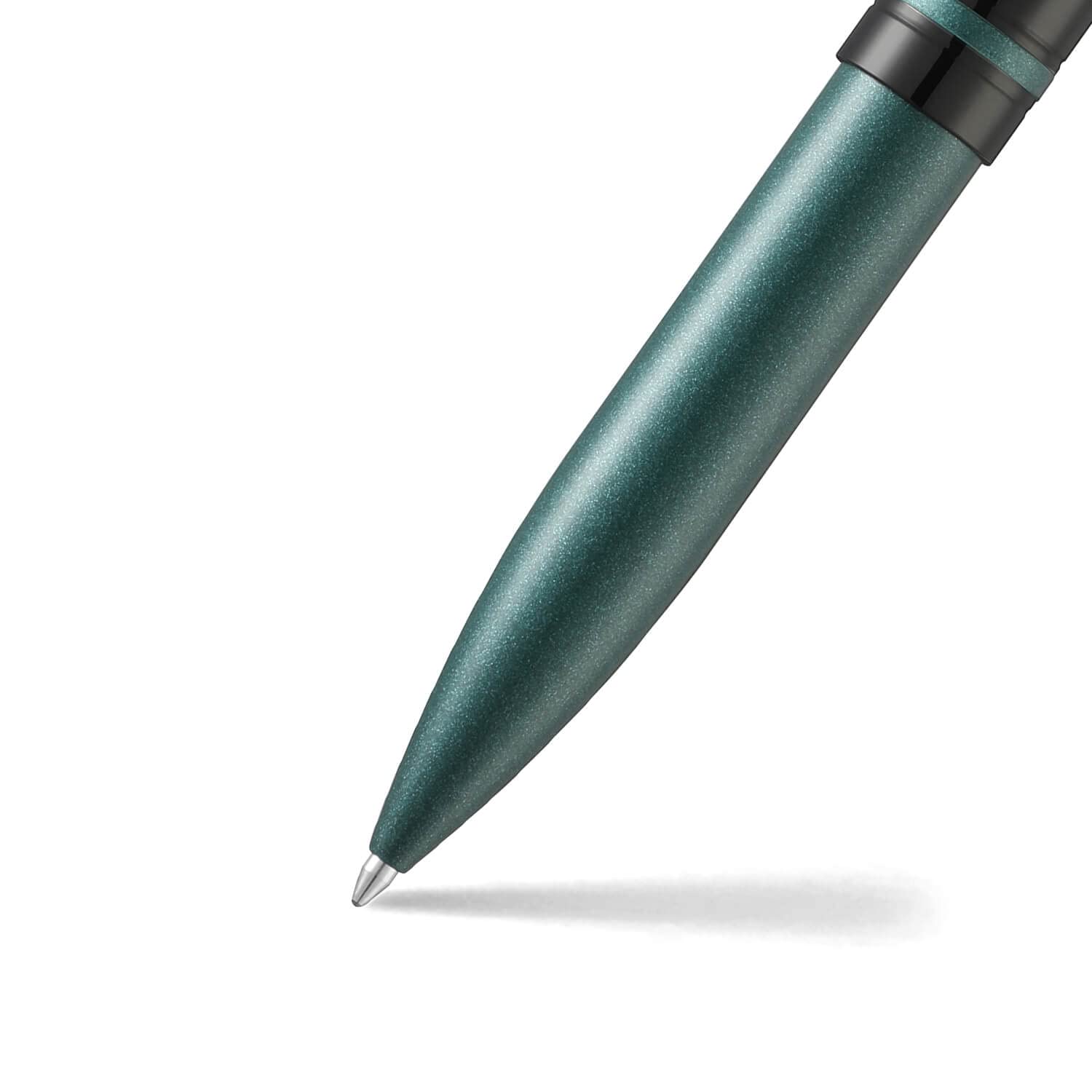 Sheaffer 9109 Icon Ballpoint Pen - Metallic Green with Glossy Black PVD Trim Sheaffer