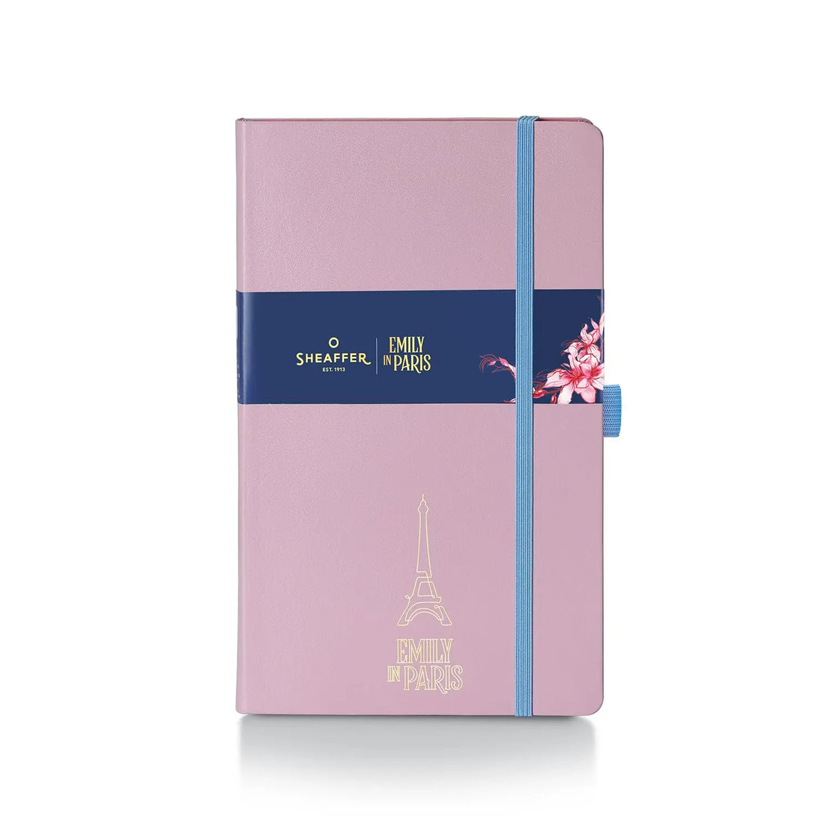 Sheaffer Emily in Paris Medium Journal 90 GSM Ink Friendly with Embossed Eiffel Tower - Pink cross