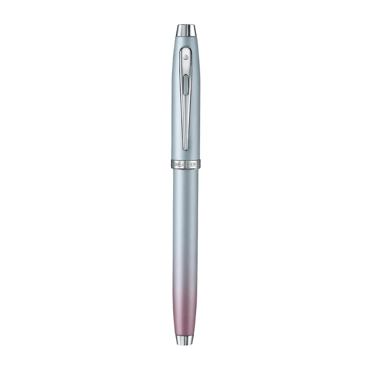 Sheaffer Expressions 100 Fountain Pen, Blue and Pink Pearlised Gradient, Medium Nib cross