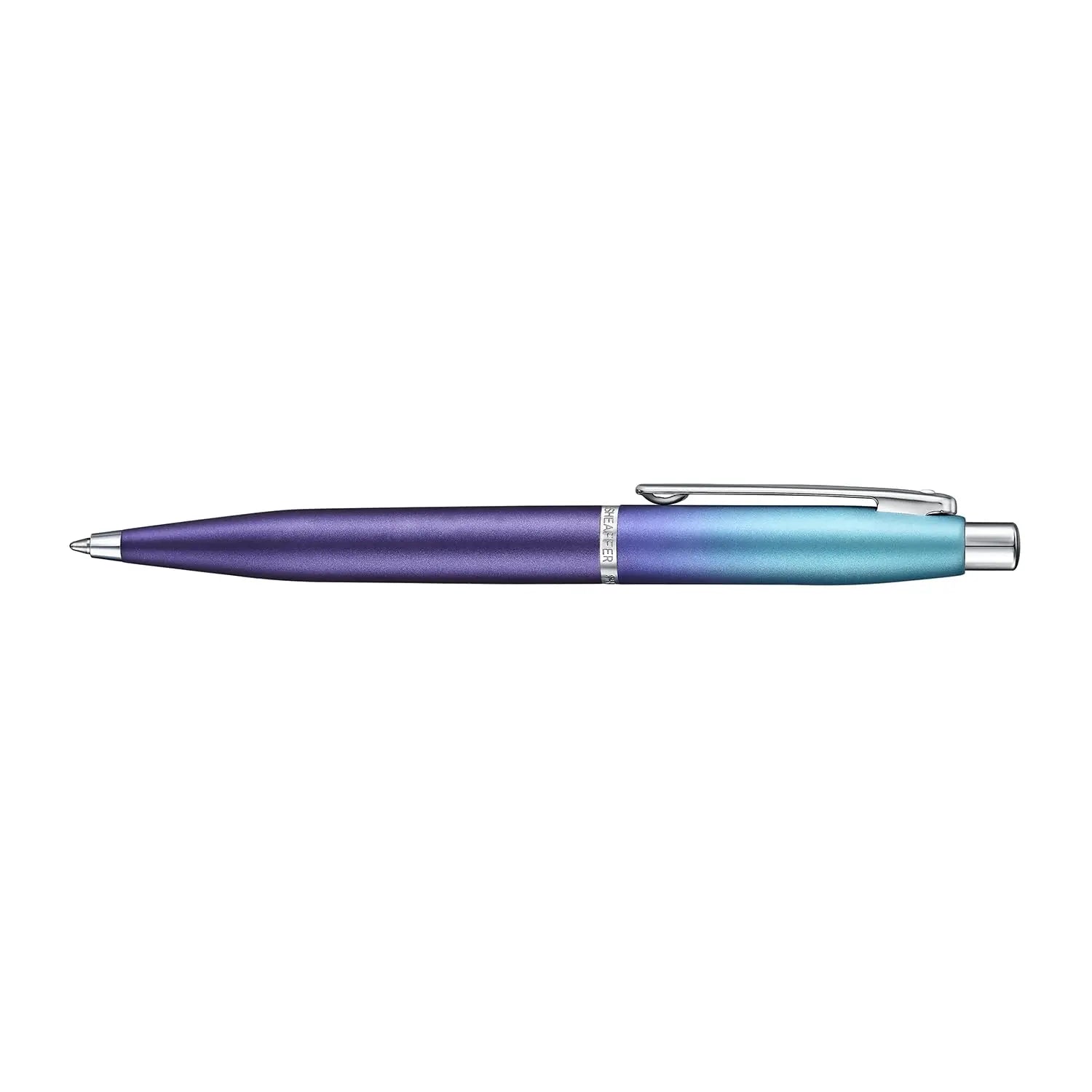 Sheaffer Expressions VFM 9430 Ballpoint Pen, Blue and Purple Pearlised Gradient with Chrome-Plated Trims - crosspenmall.com