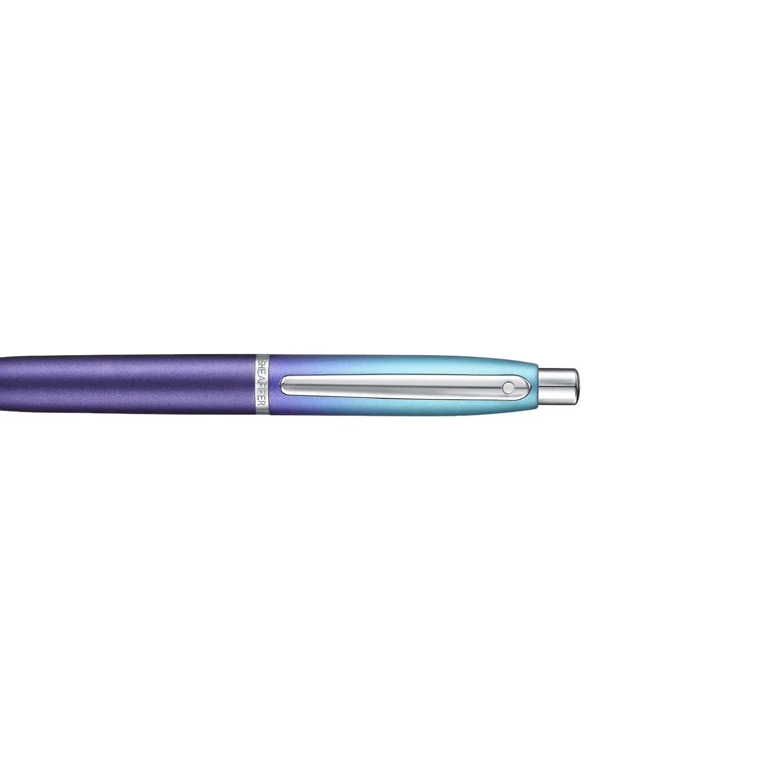 Sheaffer Expressions VFM 9430 Ballpoint Pen, Blue and Purple Pearlised Gradient with Chrome-Plated Trims - crosspenmall.com