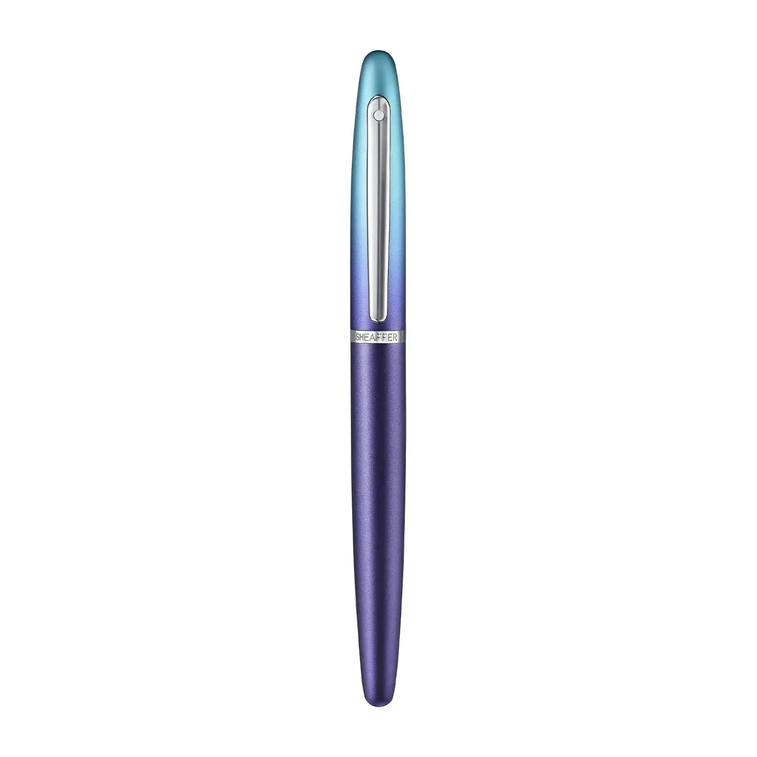 Sheaffer Expressions VFM 9430 Fountain Pen, Blue and Purple Pearlised Gradient, Medium Nib, Chrome-Plated Trims Sheaffer