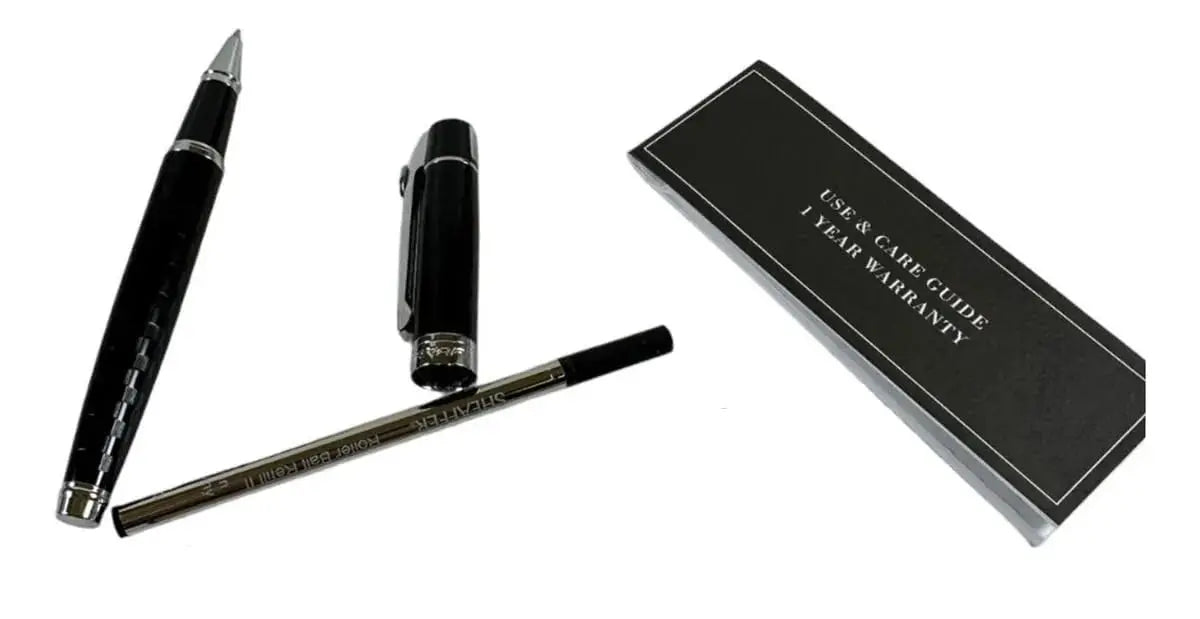 Sheaffer Ferrari 300 Limited Series, with diamond cut Chequered Flag Engraving Rollerball pen-Black Sheaffer