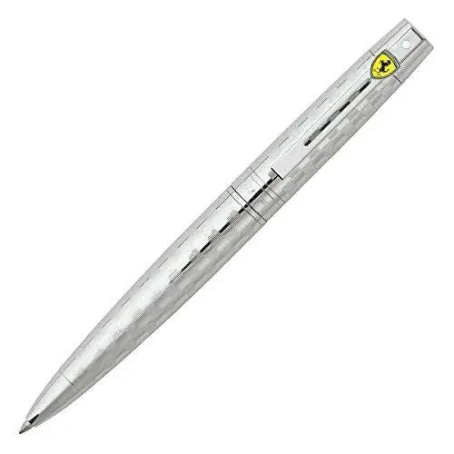 Sheaffer Ferrari 300 Series, Diamond cut Chequered Flag Engraving Barrel with Polished Chrome Finish, Ballpoint cross