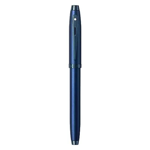 Sheaffer Gift 100 9371 Satin Blue with PVD Blue Trim Ballpoint Pen | Premium Blue Ball Pen | Premium Pen Gift Set - crosspenmall.com