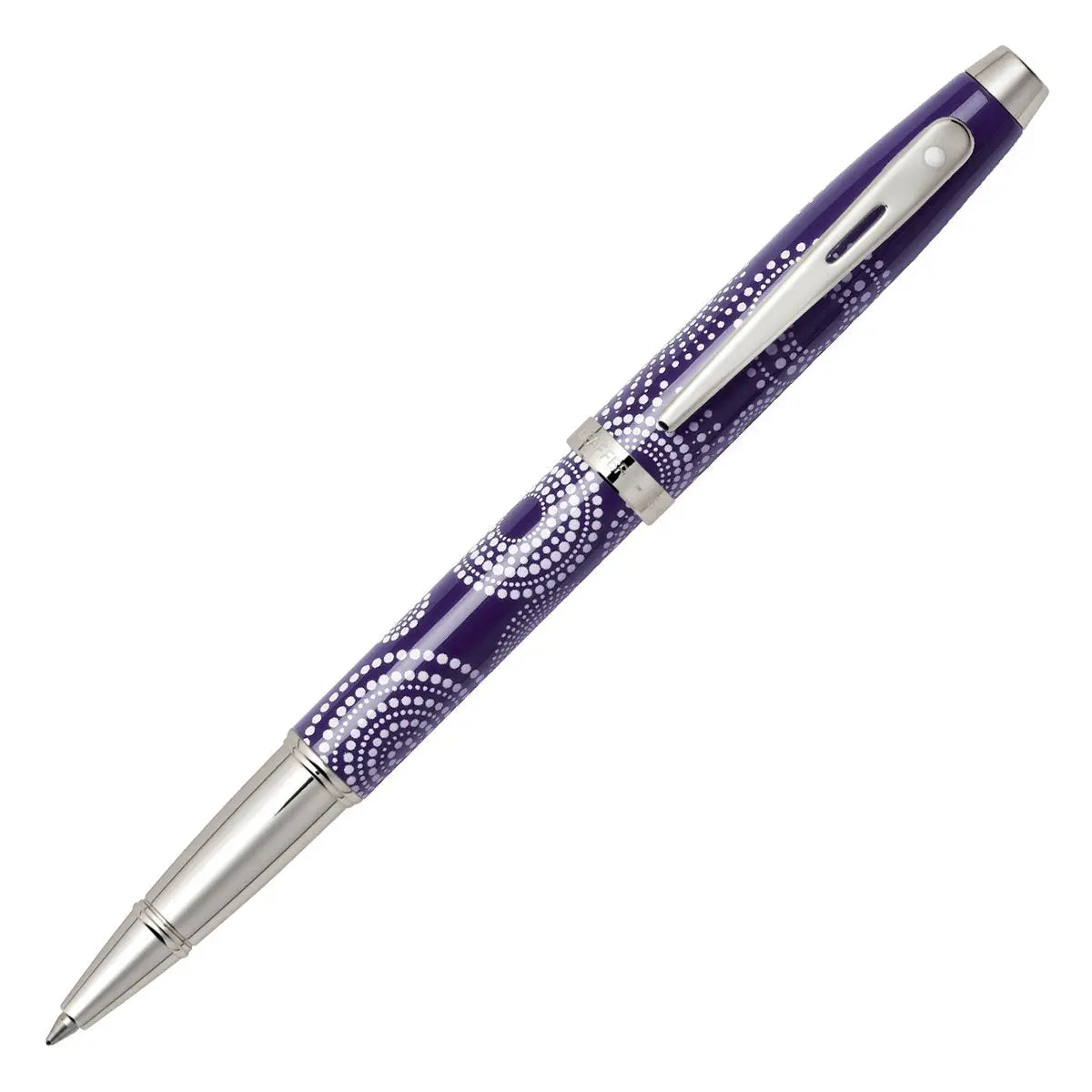 Sheaffer Gloss Purple Pattern Rollerball Pen (9271-1) cross