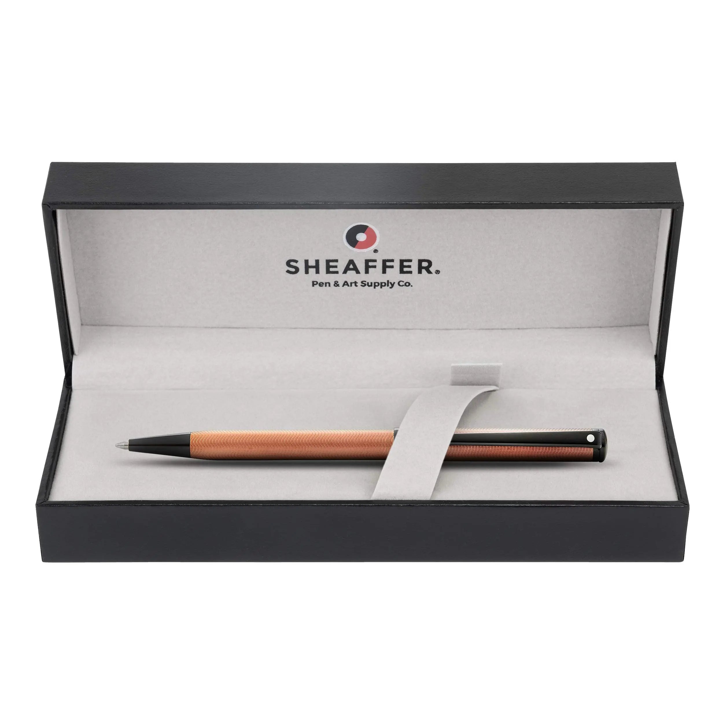 Sheaffer Intensity Engraved Bronze PVD w/Polished Black Appointments Ballpoint Pen Sheaffer
