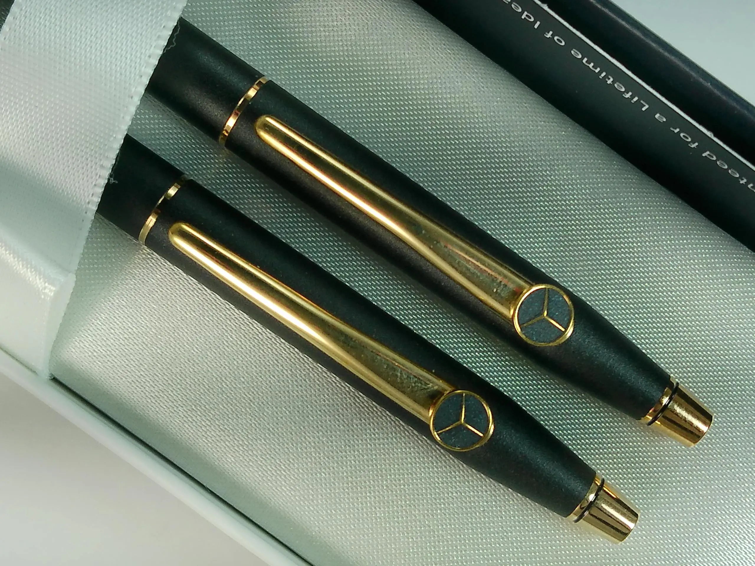 Cross Made in The USA Century Classic with Mercedes-Benz Emblem Pen and Pencil set A.T. Cross