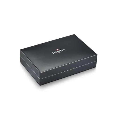 Sheaffer Legacy 9064 Glossy Black Fountain Pen Medium Inlaid Nib with Palladium-Plated Trims with pen pouch Sheaffer