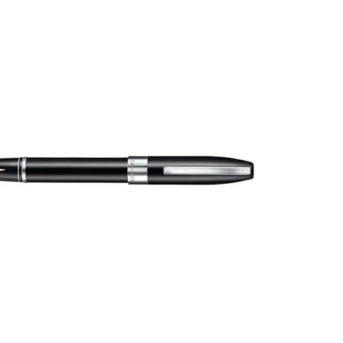 Sheaffer Legacy 9064 Glossy Black Fountain Pen Medium Inlaid Nib with Palladium-Plated Trims with pen pouch Sheaffer