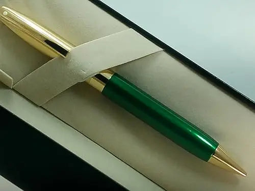 Sheaffer Legacy Heritage Mechanical Pencil, 0.5mm, Royal Green Lacquer, 22KT Gold, USA Made Sheaffer