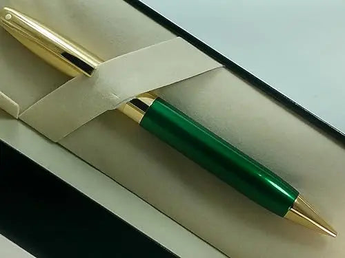 Sheaffer Legacy Heritage Mechanical Pencil, 0.5mm, Royal Green Lacquer, 22KT Gold, USA Made Sheaffer