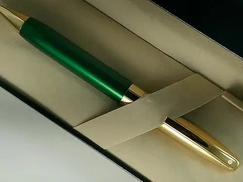 Sheaffer Legacy Heritage Mechanical Pencil, 0.5mm, Royal Green Lacquer, 22KT Gold, USA Made Sheaffer