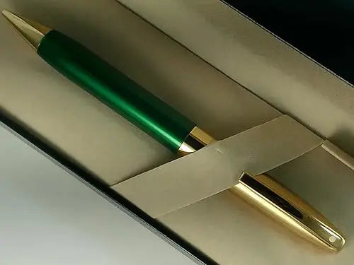 Sheaffer Legacy Heritage Mechanical Pencil, 0.5mm, Royal Green Lacquer, 22KT Gold, USA Made Sheaffer