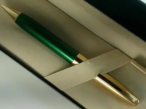 Sheaffer Legacy Heritage Mechanical Pencil, 0.5mm, Royal Green Lacquer, 22KT Gold, USA Made Sheaffer
