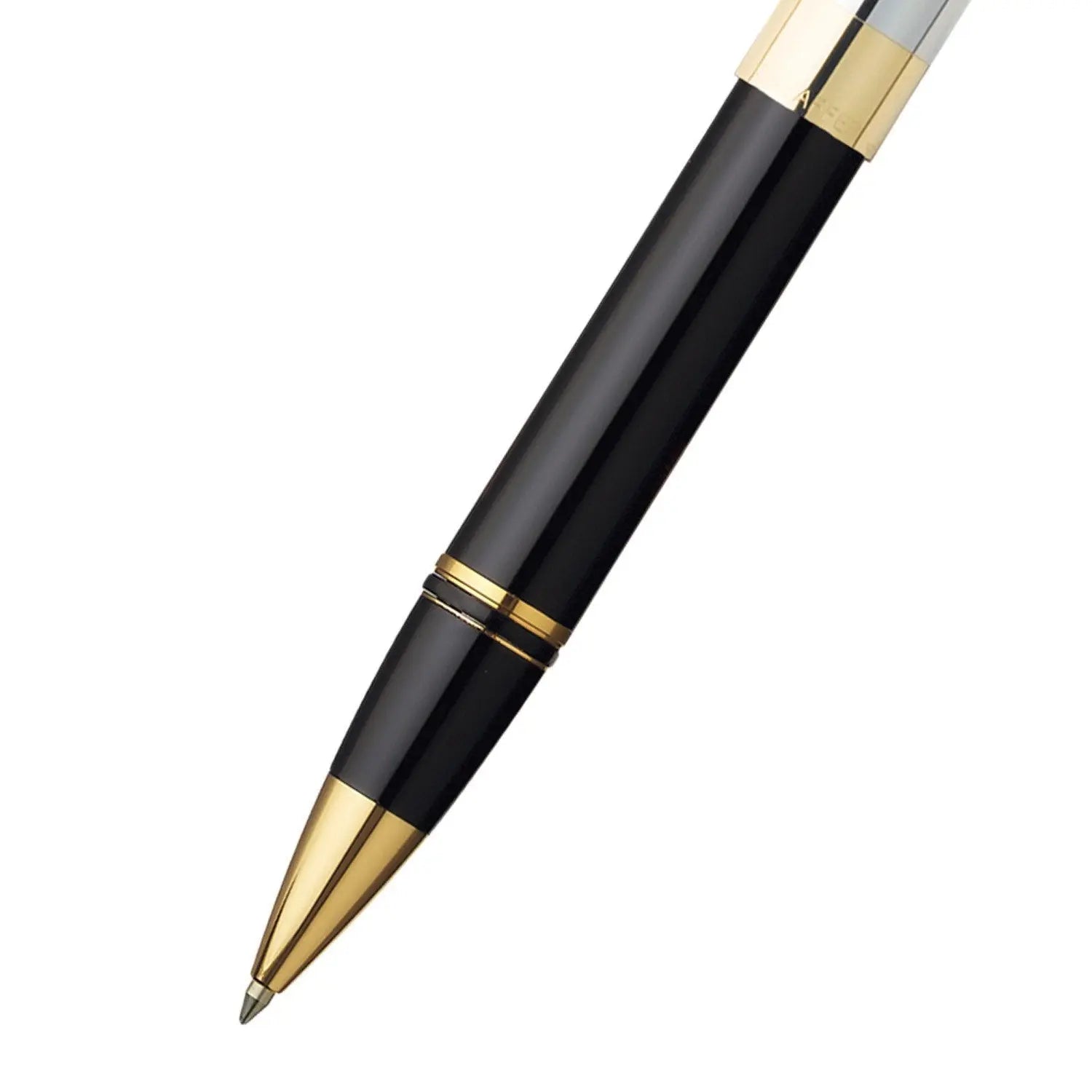 Sheaffer Legacy Heritage Rollerball Pen, Black Lacquer Barrel Polished Palladium Cap 22KT Gold Trim (E1903051) Sheaffer