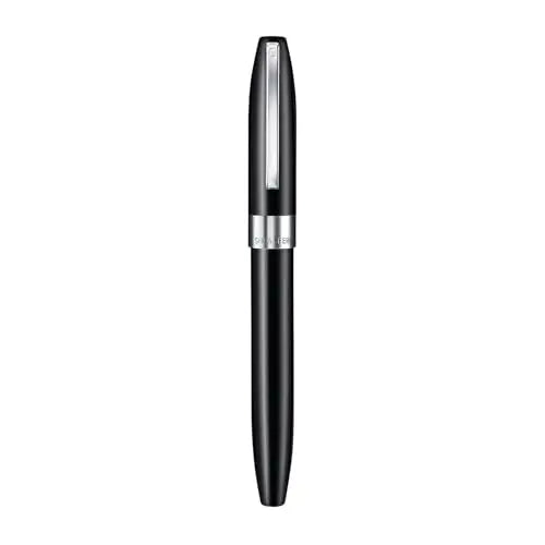 Sheaffer Legacy Heritage Rollerball Pen, Black Lacquer Featuring Palladium Plate Trim and Pen Pouch Sheaffer