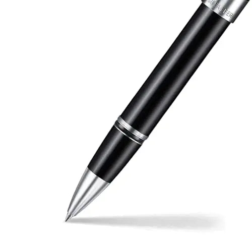 Sheaffer Legacy Heritage Rollerball Pen, Black Lacquer Featuring Palladium Plate Trim and Pen Pouch Sheaffer