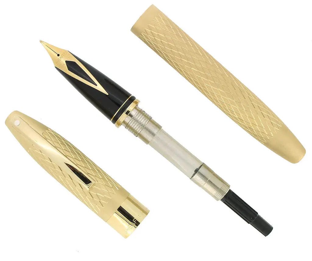 Sheaffer Legacy II Made in USA Heritage Kings Gold 855 Solid 18K medium nib Fountain Pen Sheaffer