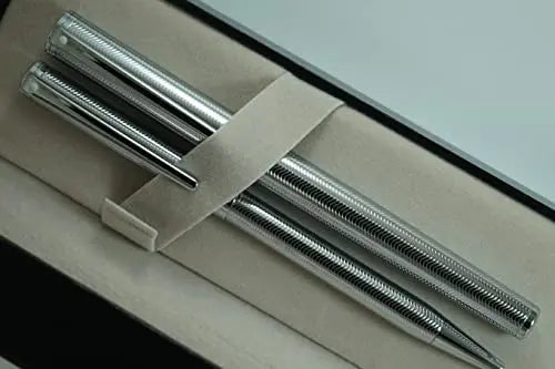 Sheaffer Limited Collections Intensity 9241 Diamond cut Engraved Barrel Duo of Rollerball Pen and ballpoint Pen - crosspenmall.com