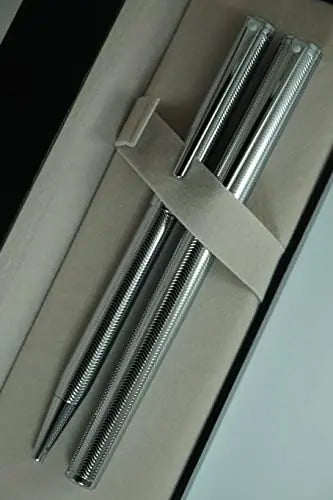Sheaffer Limited Collections Intensity 9241 Diamond cut Engraved Barrel Duo of Rollerball Pen and ballpoint Pen - crosspenmall.com