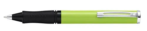 Sheaffer Pop Blue Ballpoint Pen with Chrome Trim (E2920151) cross