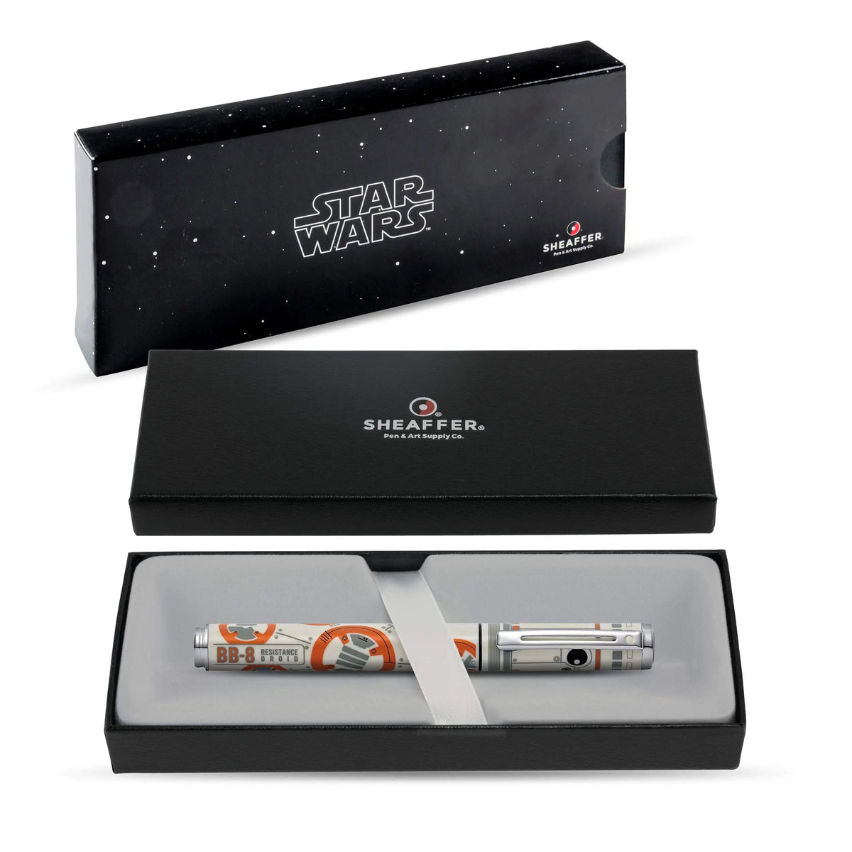 Sheaffer Pop Fountain Pen with Chrome Trim and Medium Nib in Gift Box cross