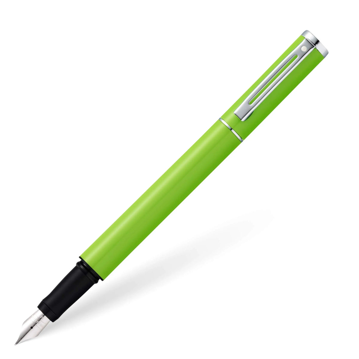 Sheaffer Pop Fountain Pen with Chrome Trim and Medium Nib in Gift Box cross