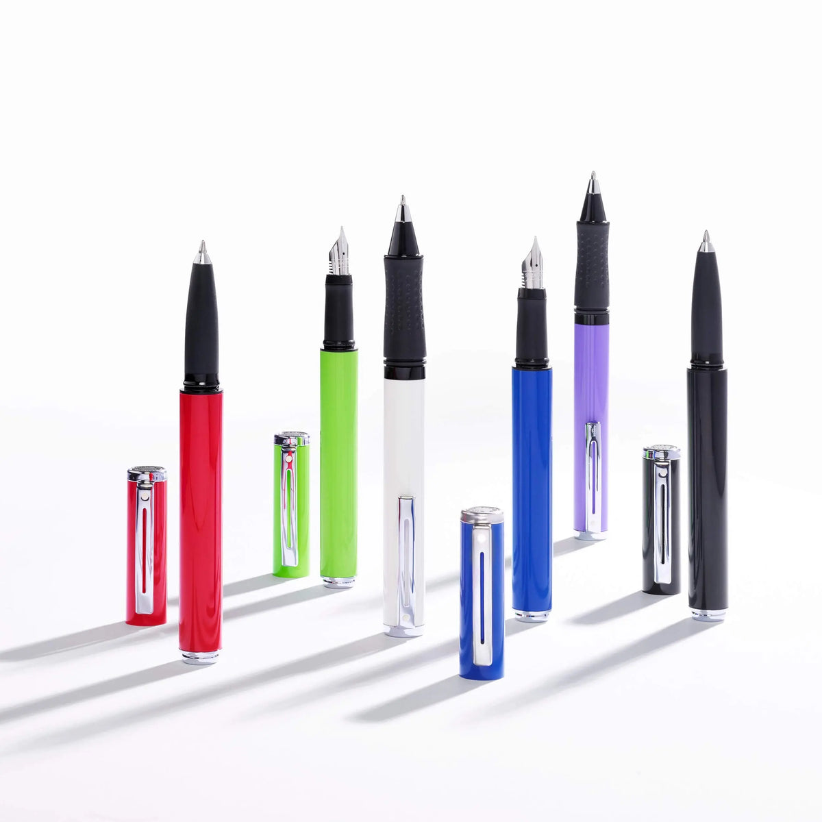 Sheaffer Pop Fountain Pen with Chrome Trim and Medium Nib in Gift Box cross