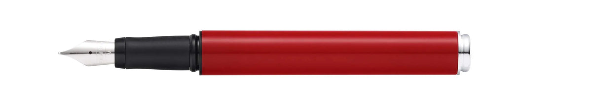 Sheaffer Pop Fountain Pen with Chrome Trim and Medium Nib in Gift Box cross