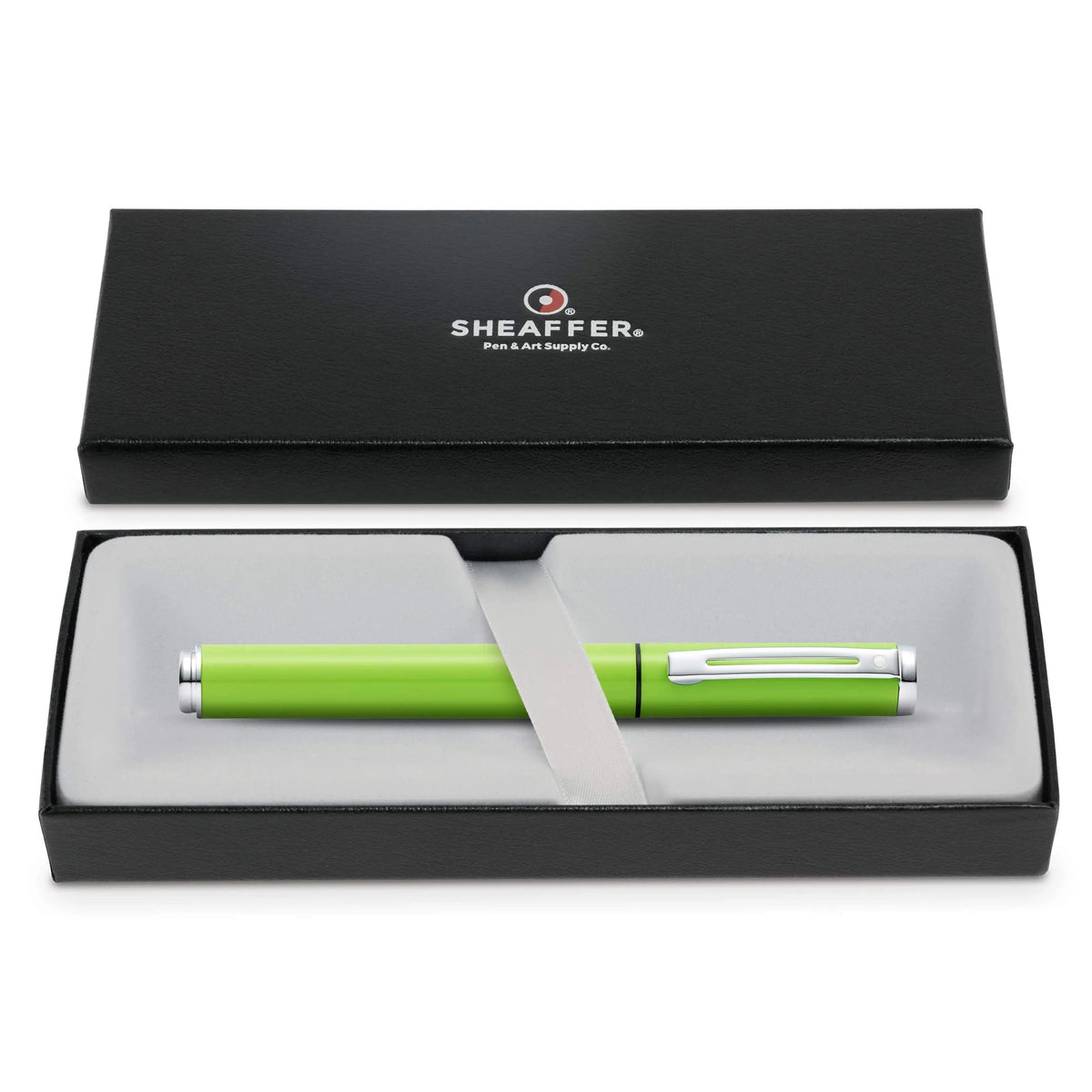 Sheaffer Pop Fountain Pen with Chrome Trim and Medium Nib in Gift Box cross