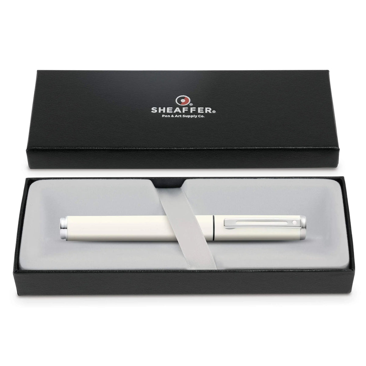 Sheaffer Pop Fountain Pen with Chrome Trim and Medium Nib in Gift Box cross